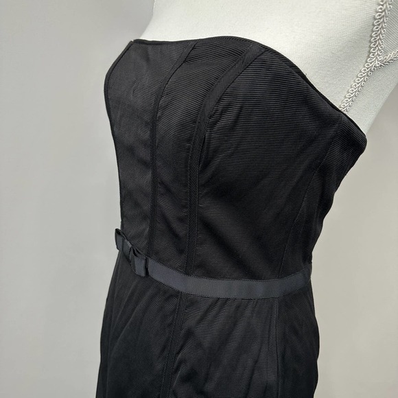 White House Black Market Black Strapless Dress, Size 4 - Picture 2 of 14